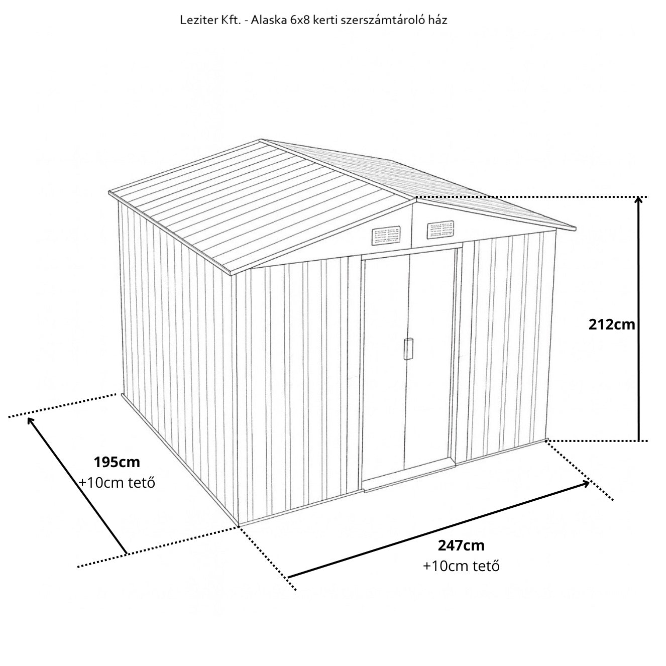 5m² KertiBox Tároló