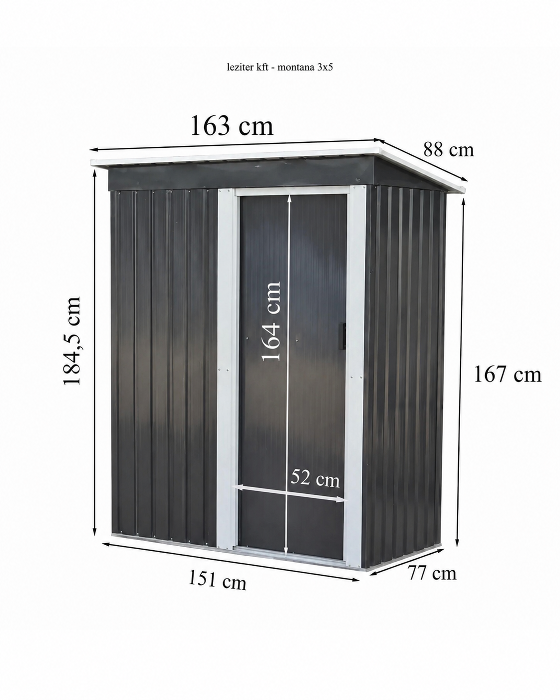 1.4 m² KertiBox Tároló