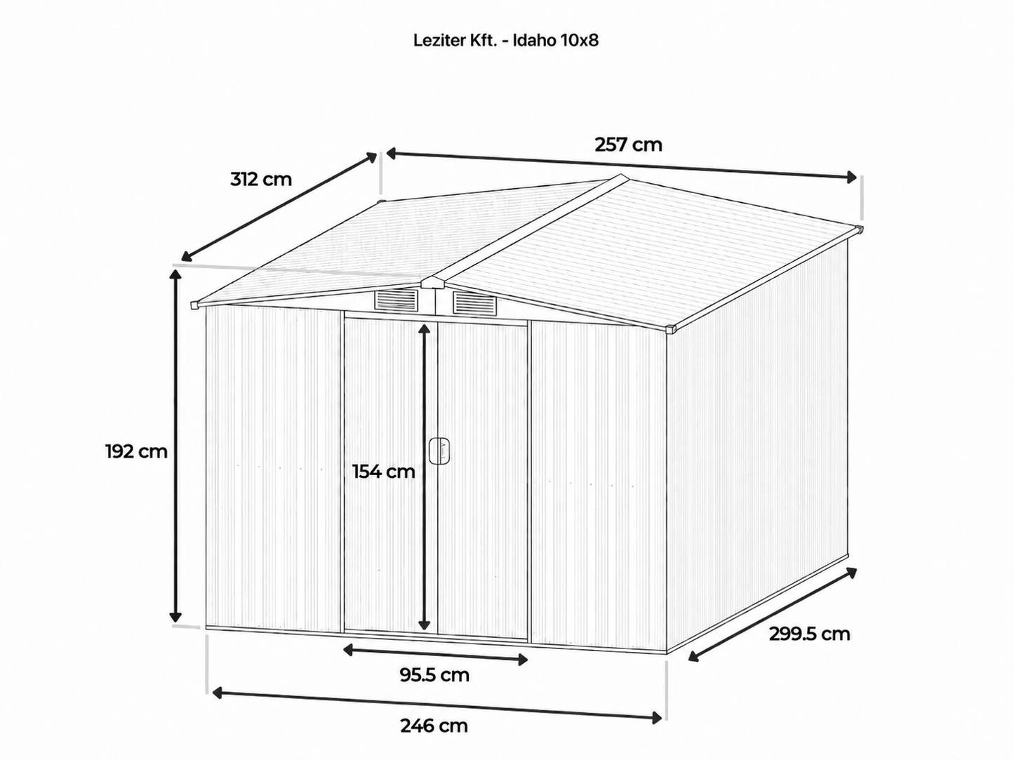 8 m² KertiBox Tároló