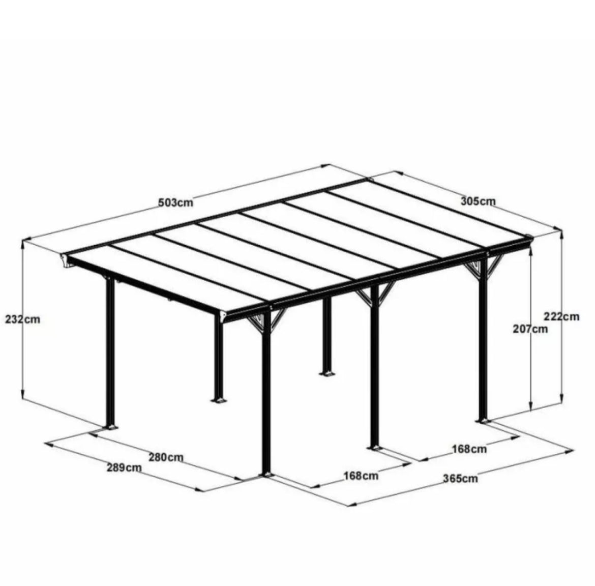 15m² KertiBox Autóbeálló