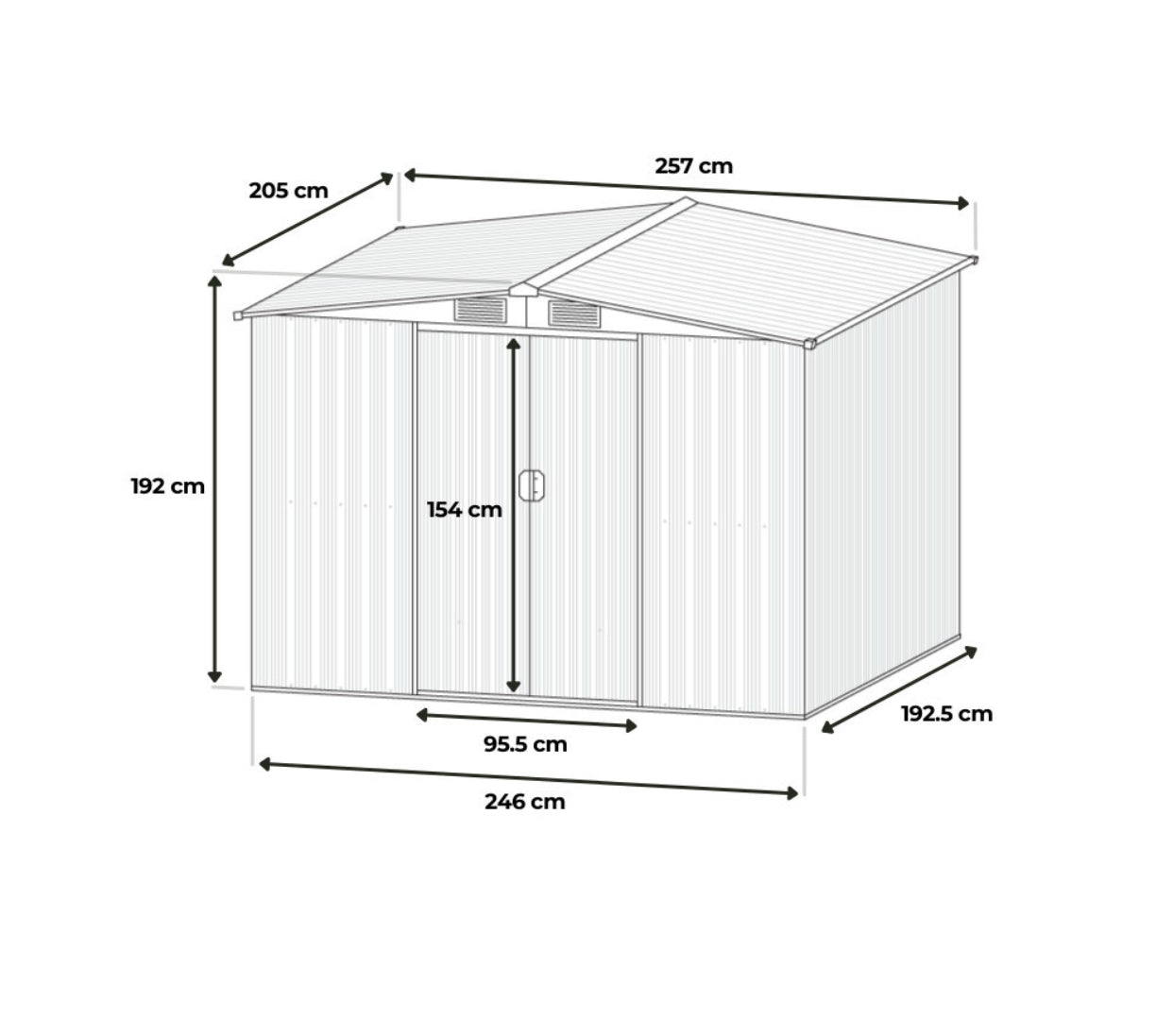 5m² KertiBox Tároló