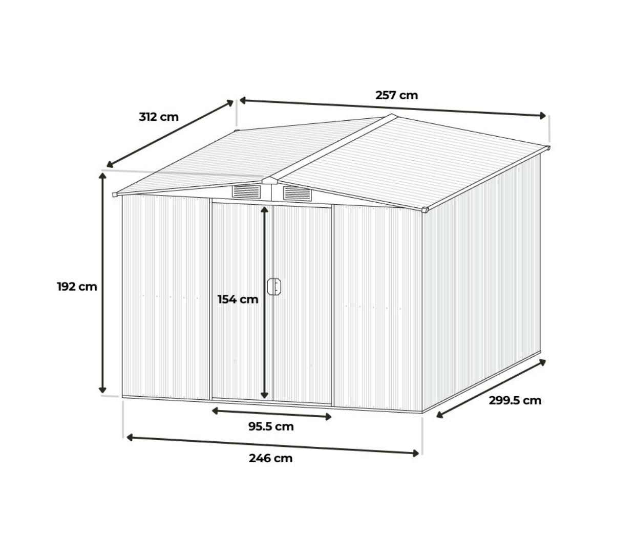 8m² KertiBox Tároló