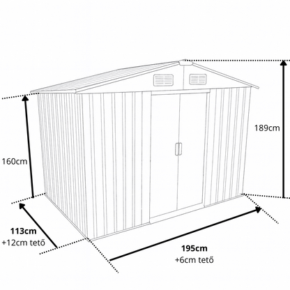 2.5m² KertiBox Tároló