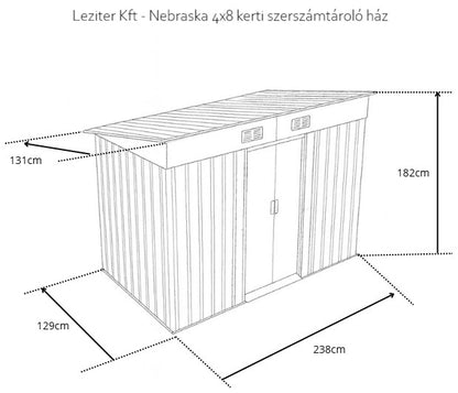 3.2m² KertiBox Tároló