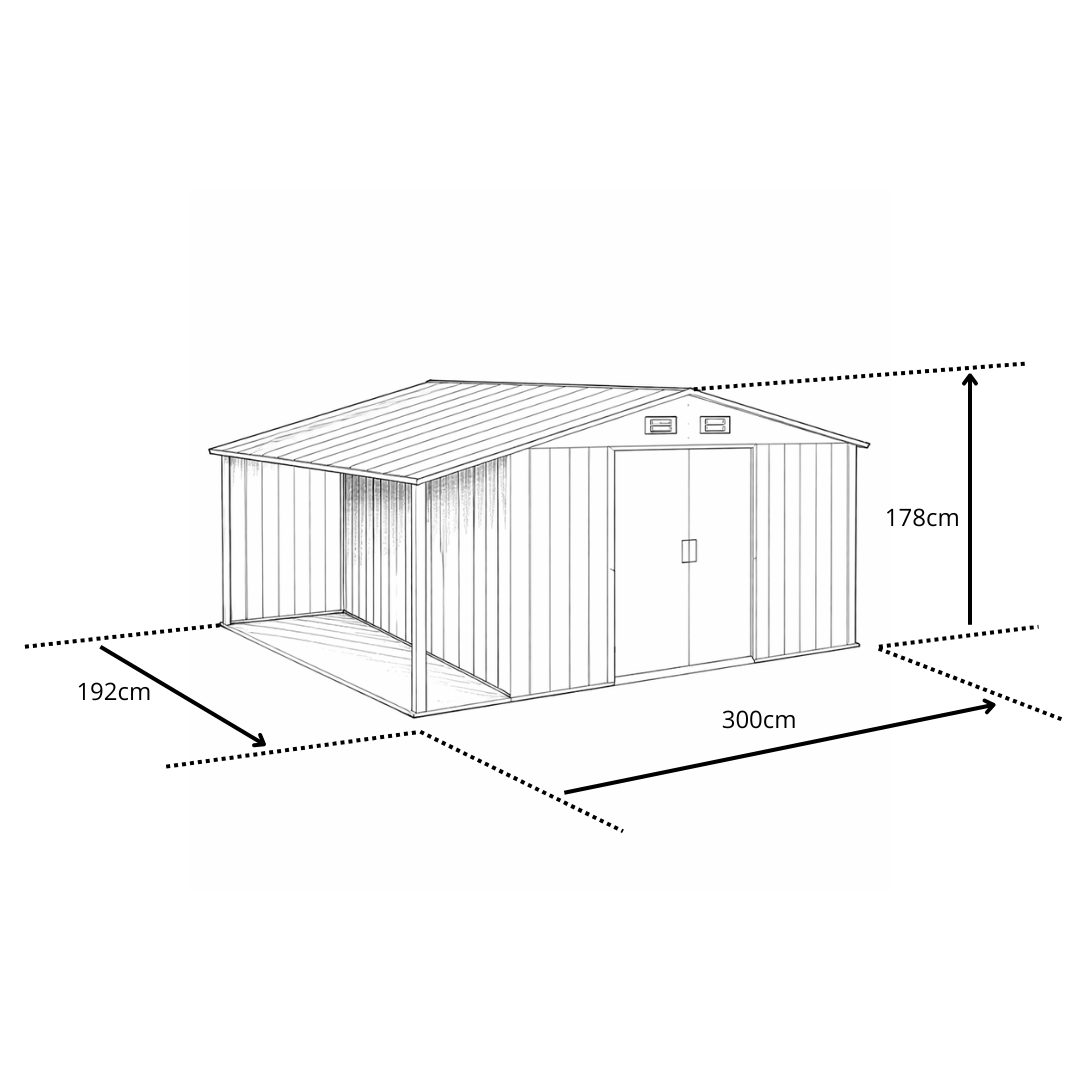 5,8m² KertiBox Tároló