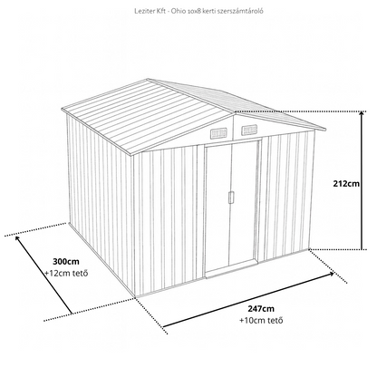 8m² KertiBox Tároló