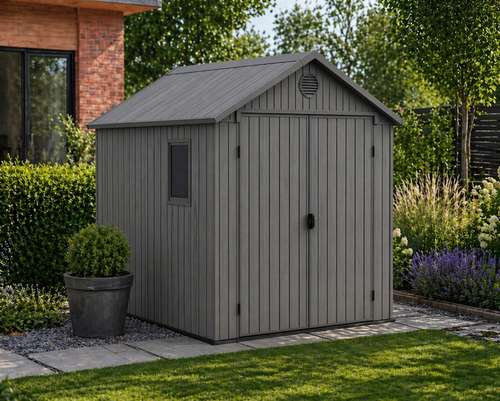 4,6m² Darwin 6x8 Műanyag kerti tároló