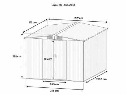 8 m² KertiBox Tároló