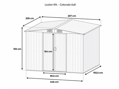 5,3 m² KertiBox Tároló