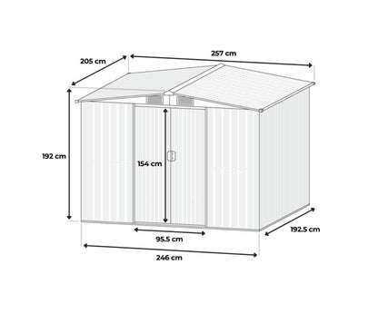 5m² KertiBox Tároló