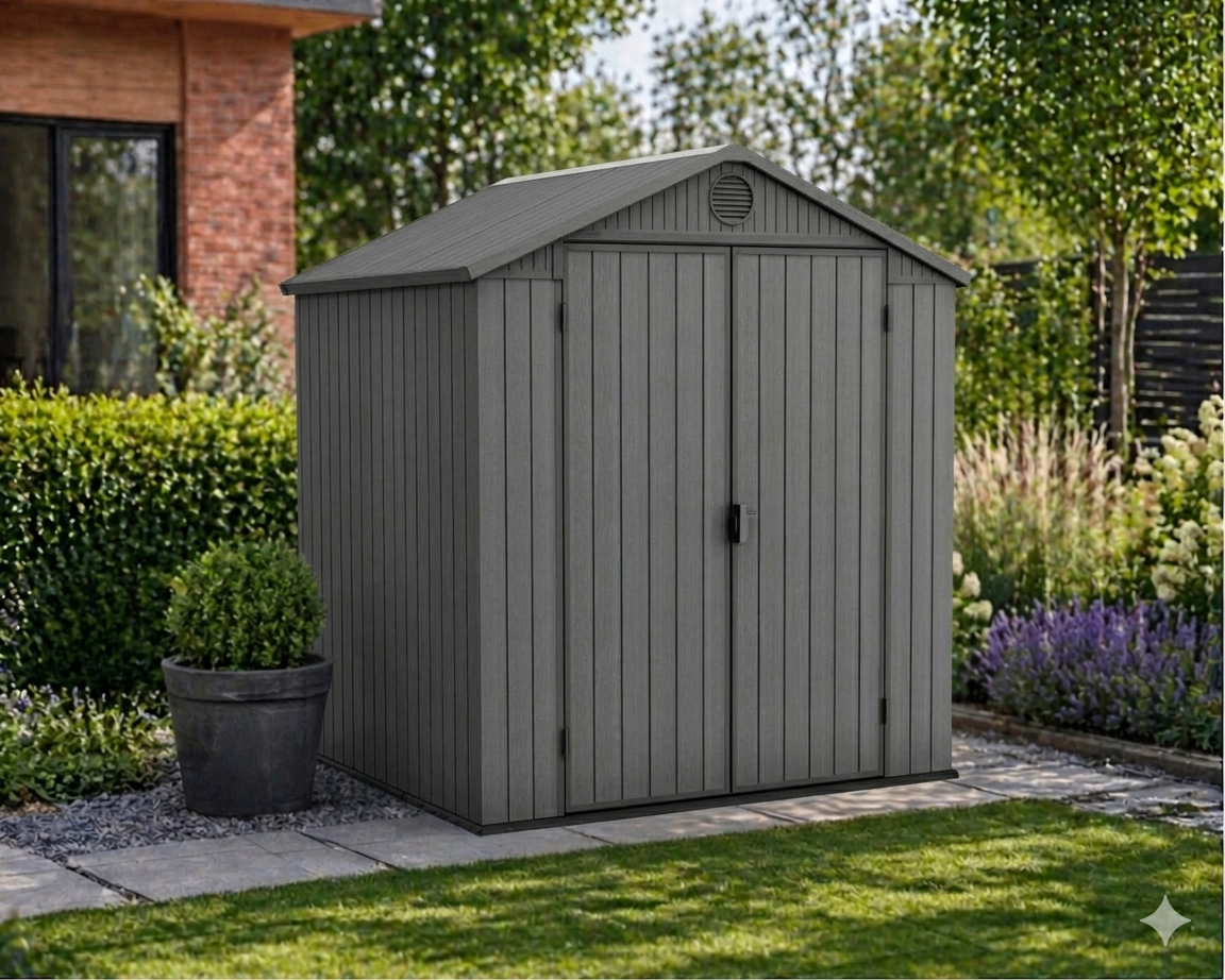 2,3m² Darwin 6x4 Műanyag kerti tároló