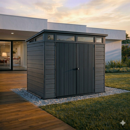 4,7m² Cortina 7x7 Műanyag kerti tároló